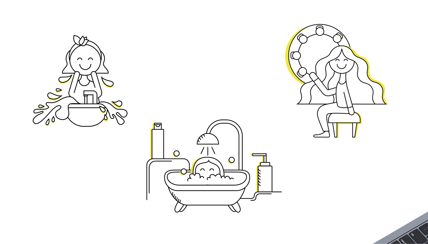 Дизайн наліпок, який підкреслює естетику та стиль бренду Name Beauty в контексті косметичного бізнесу України