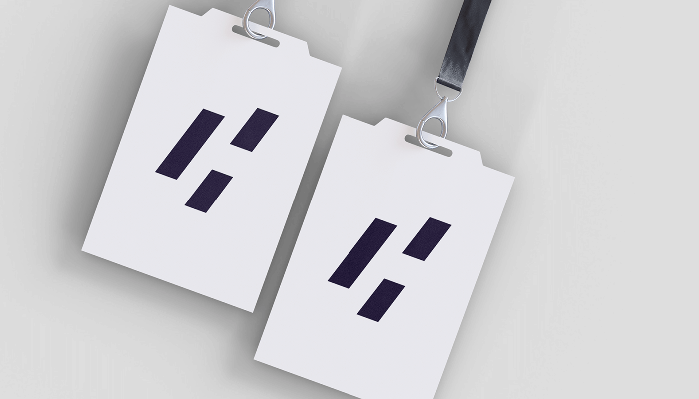 Мокап логотипу "Співтовариство Бізнесменів" на білих бейджах - професійний дизайн логотипу для підприємців