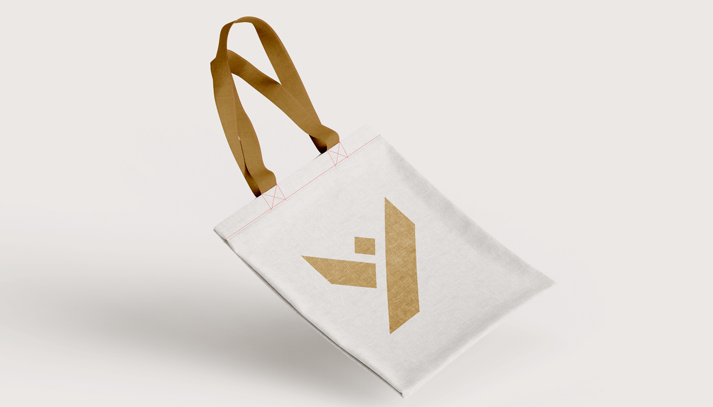 Логотип "Я живий!" на білій еко-сумці - дизайн для wellness проектів, символ здорового способу життя в Україні